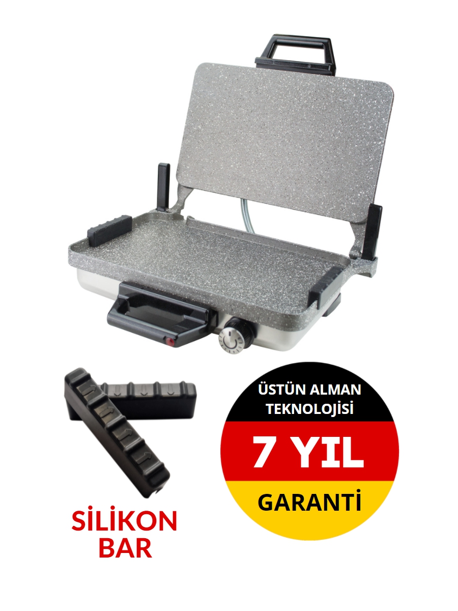 Sermelex Turbo Granit Grill (INOX) - Silex Bazlama ve Lahmacun Makinesi