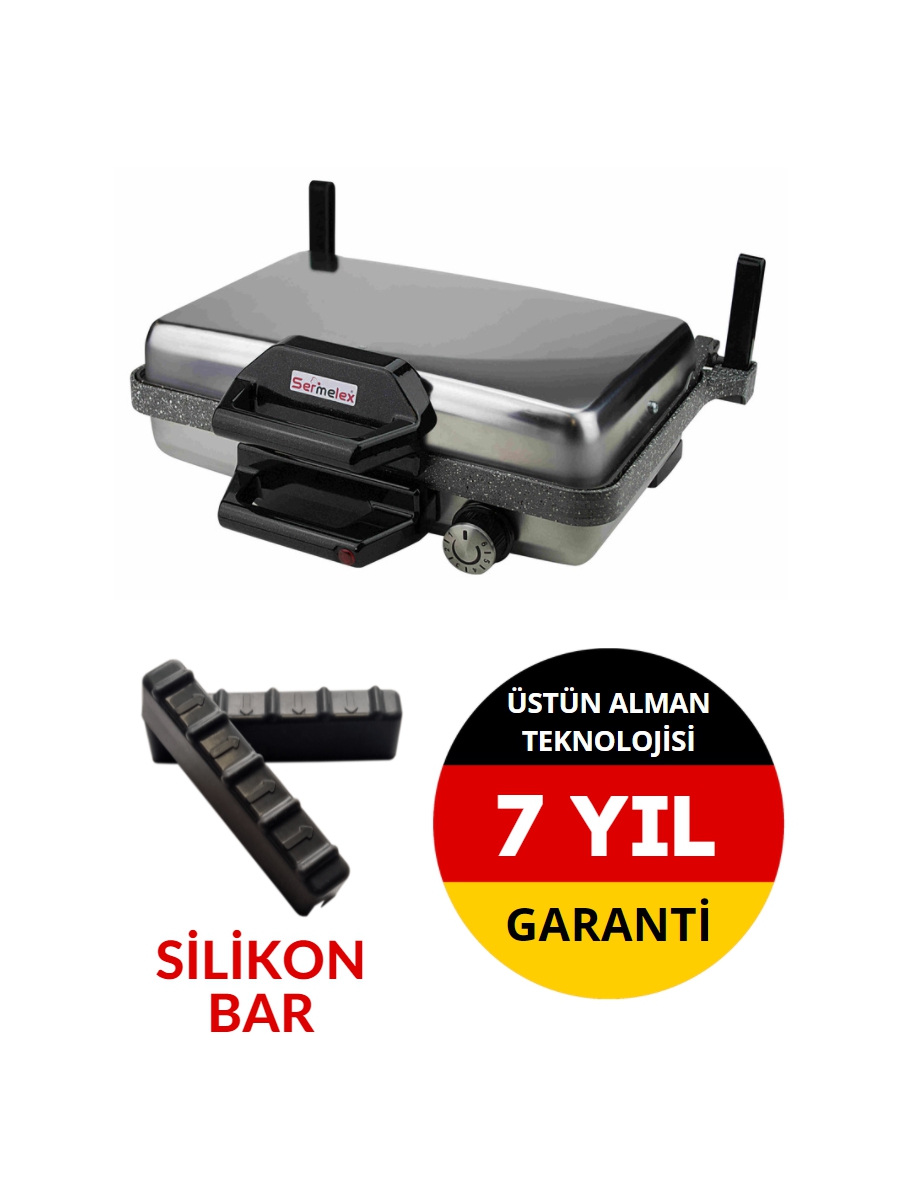 Sermelex Turbo Granit Grill (INOX) - Silex Bazlama ve Lahmacun Makinesi